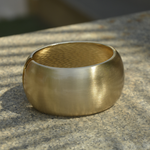 Load image into Gallery viewer, Élan Dome Bangle – 18K Gold Plated