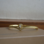 Load image into Gallery viewer, Gold rhinestone bracelet