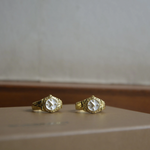 Load image into Gallery viewer, 18k round shaped clock ring