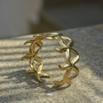 Load image into Gallery viewer, CORALÉA Statement Cuff – 18K Gold Plated