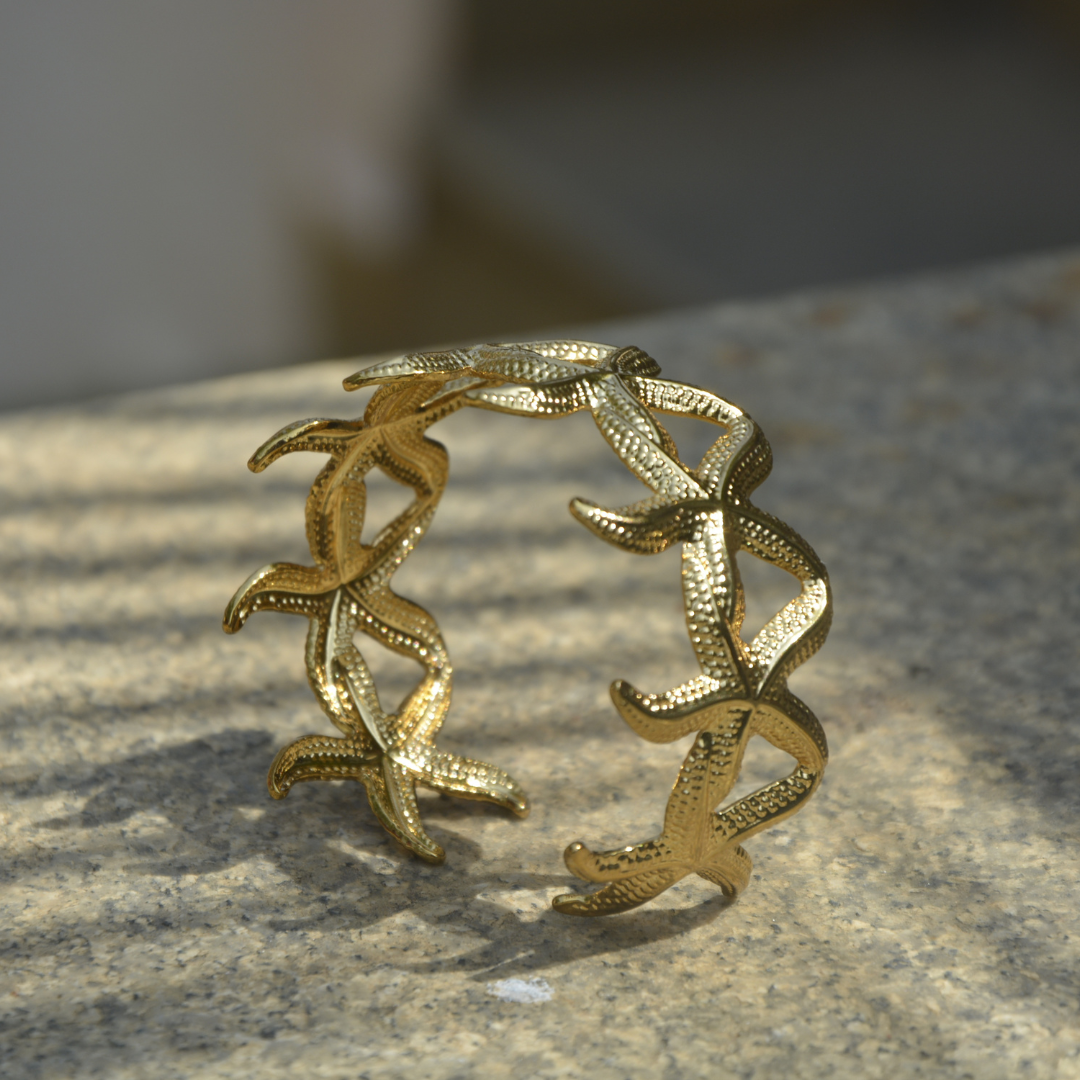 CORALÉA Statement Cuff – 18K Gold Plated
