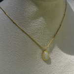 Load image into Gallery viewer, Elara White Dewdrop Necklace