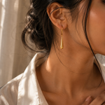 Load image into Gallery viewer, 18K Gold Plated Raindrop Earrings