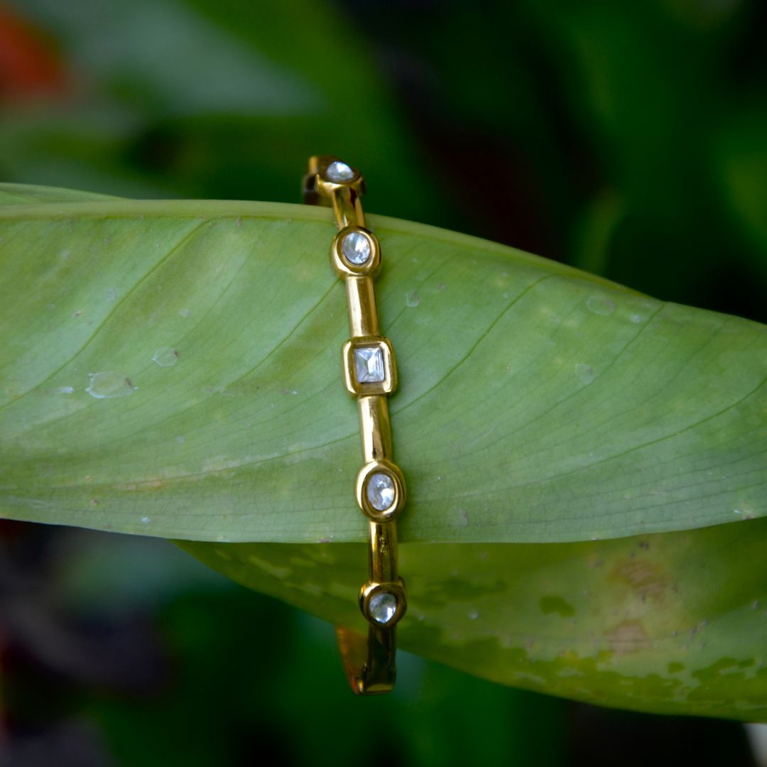 LUMIÈRE Line Bracelet – 18K Gold Plated