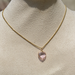 Load image into Gallery viewer, Blush Heart Pendant Necklace