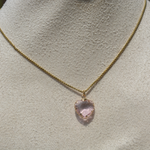 Load image into Gallery viewer, Blush Heart Pendant Necklace