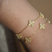 18K Diamond line bracelet